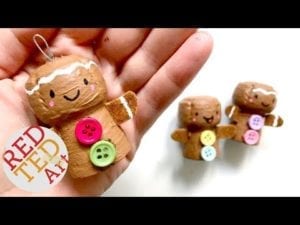 DIY Gingerbread Man Ornament – Cork Recycled Christmas Ornaments